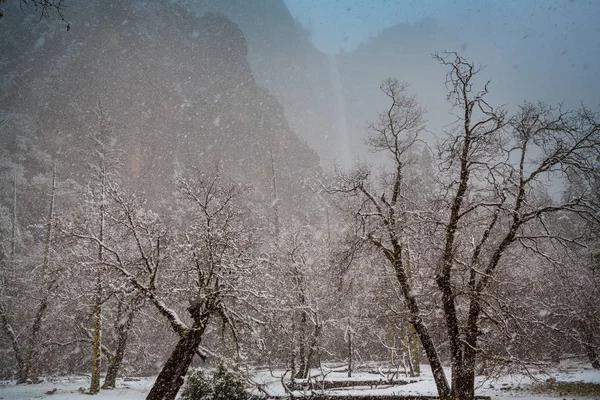 Inverno Montanhas Natureza Paisagem — Fotografia de Stock