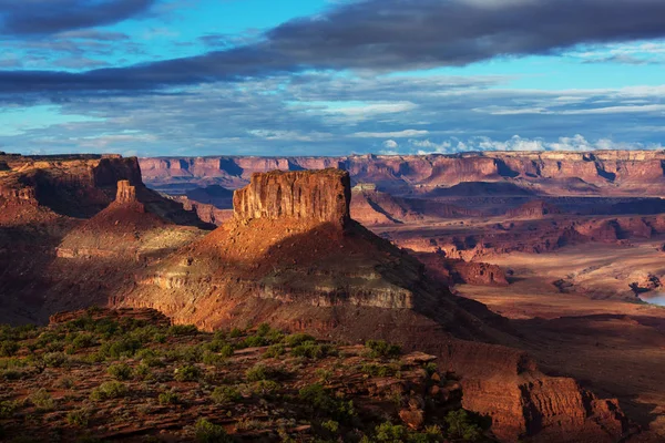 Caminata Parque Nacional Canyonlands Utah — Foto de Stock