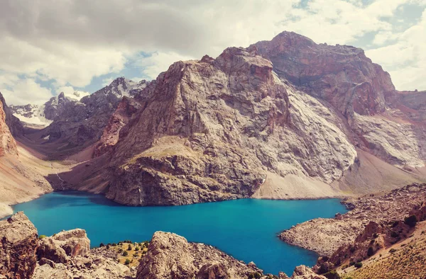 Hermoso Lago Sereno Las Montañas Fanns Rama Pamir Tayikistán —  Fotos de Stock