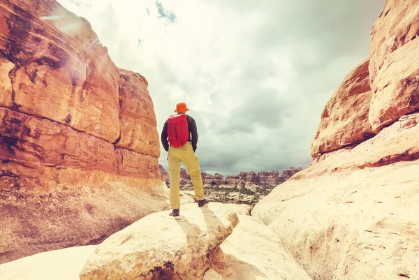 Escursione Nelle Montagne Dello Utah — Foto Stock