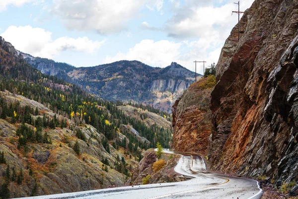 Färgglad Gul Höst Colorado Usa Höstsäsong — Stockfoto