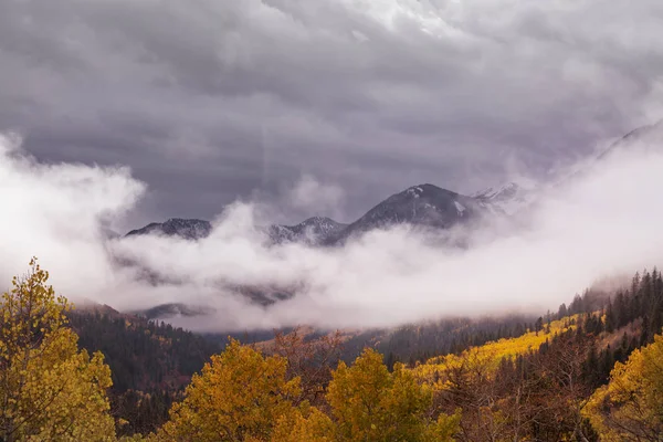 Colorida Temporada Otoño Las Montañas — Foto de Stock