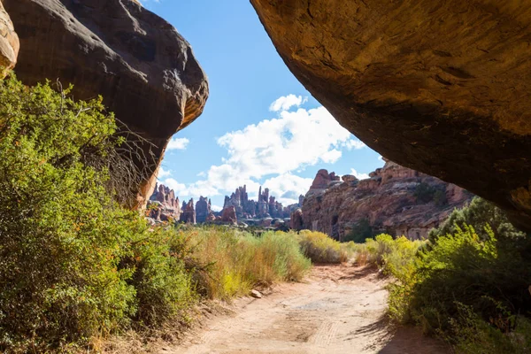 Escursione Nel Parco Nazionale Del Canyonlands Utah Stati Uniti — Foto Stock