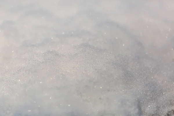 冬の背景の雪のテクスチャ — ストック写真