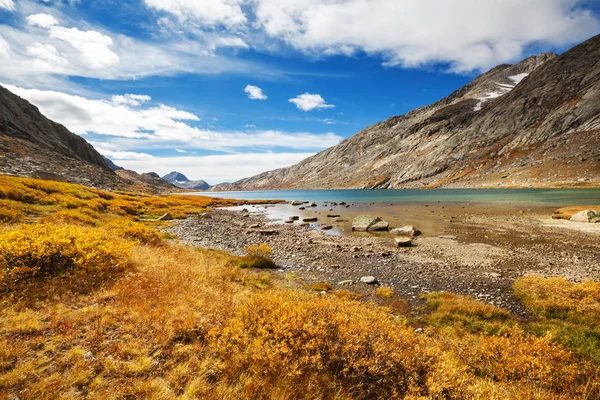 Hike Wind River Range Wyoming Usa Autumn Season — Stock Photo, Image