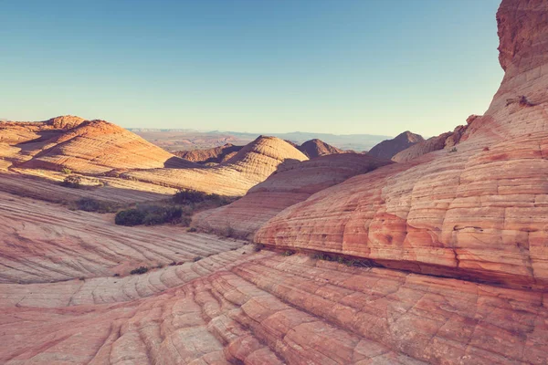 Formation Grès Dans Utah États Unis Yant Flats — Photo