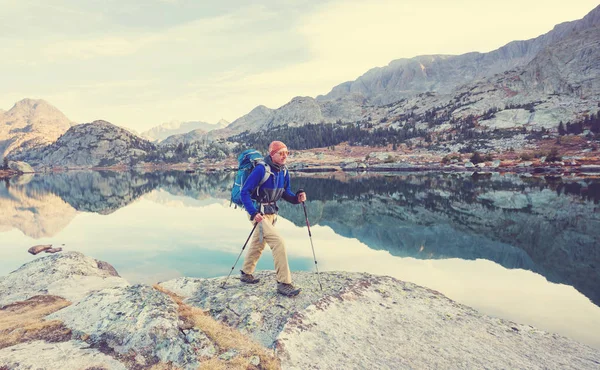 Caminhada Wind River Range Wyoming Eua Temporada Outono — Fotografia de Stock