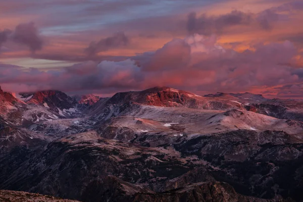 Bellissimo Paesaggio Del Passo Dei Beartooth Shoshone National Forest Wyoming — Foto Stock