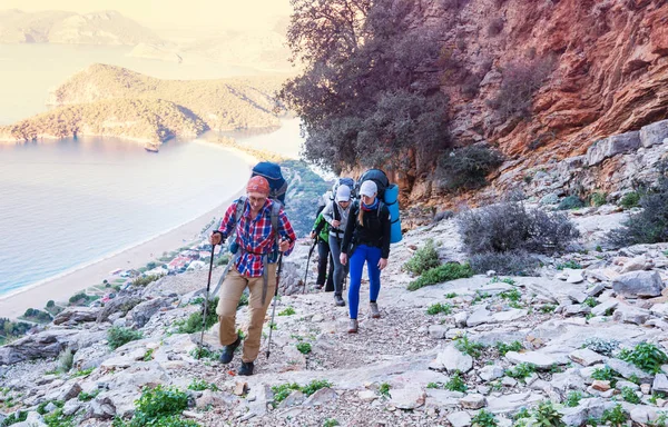 Prachtige Natuurlandschappen Turkse Bergen Lycische Manier Beroemd Onder Wandelaars — Stockfoto