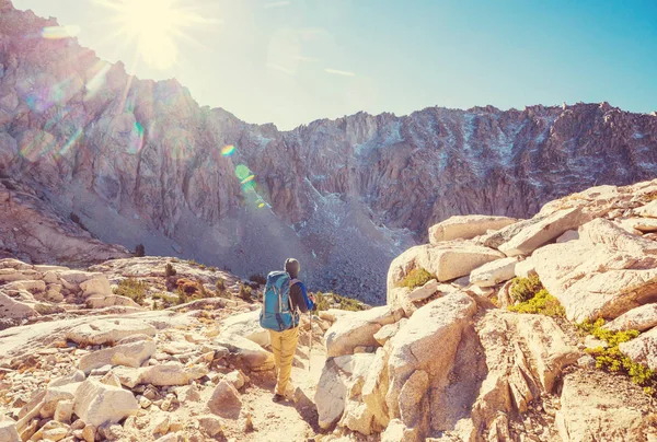 Hike Wind River Range Wyoming Usa Autumn Season — Stock Photo, Image