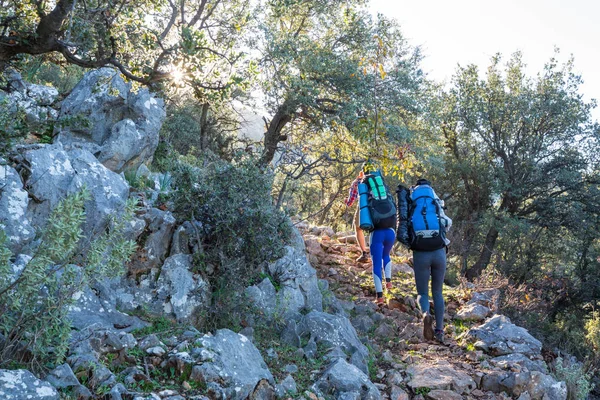 Schöne Naturlandschaften Den Bergen Der Türkei Lykischer Weg Ist Unter — Stockfoto