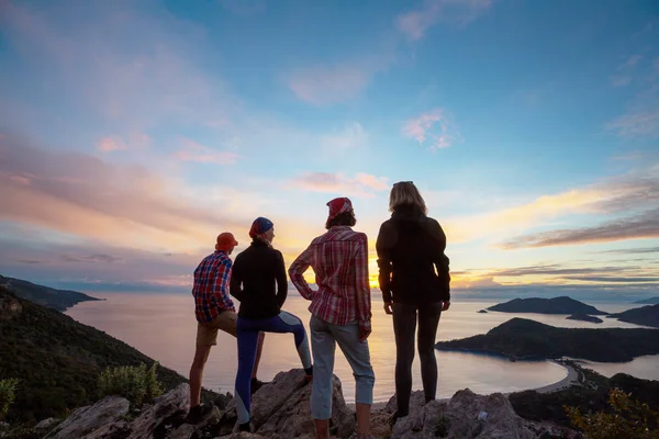 Hermosos Paisajes Naturales Las Montañas Turquía Lycian Camino Famoso Entre — Foto de Stock