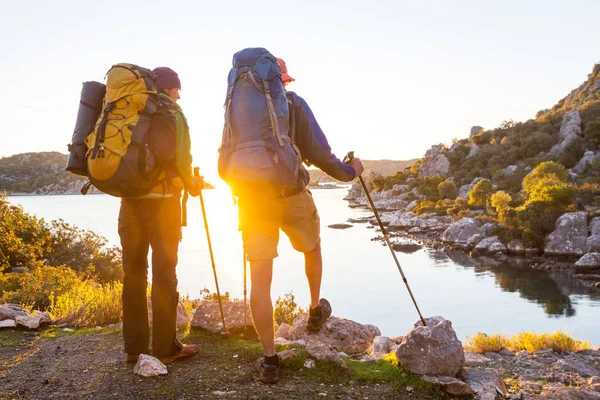 Schöne Naturlandschaften Den Bergen Der Türkei Lykischer Weg Ist Unter — Stockfoto