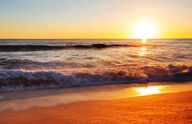 Şaşırtıcı havai plaj doğa manzara 