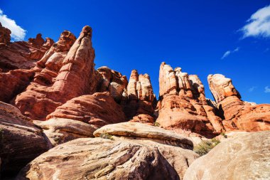 Sandstone formations in Utah, USA clipart