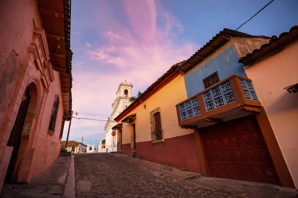 Bella Architettura Coloniale Salvador America Centrale — Foto Stock