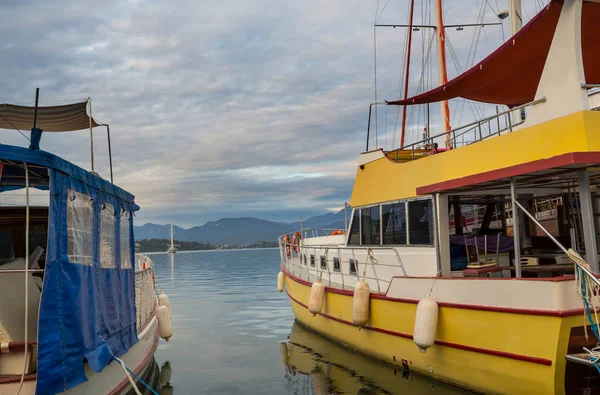 Yachten Und Boote Fethiye Ece Marina Mugla Türkei — Stockfoto