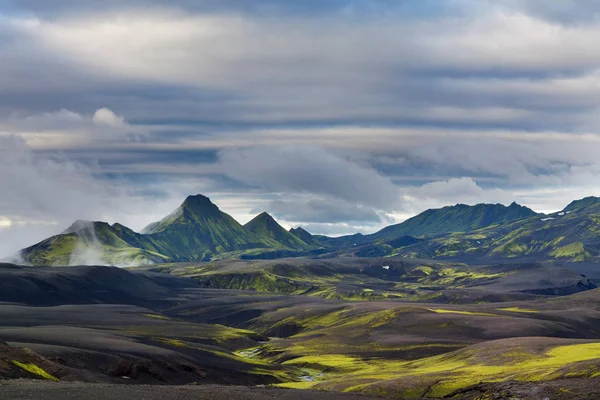 Фантастические Сельские Вулканические Пейзажи — стоковое фото