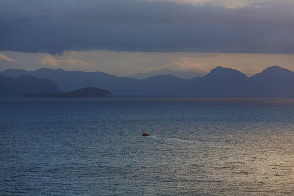 Hermosa Costa Atardecer Turquía — Foto de Stock