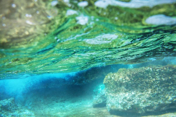 Underwater Scen Bergen Creek Alaska — Stockfoto