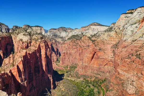 Zion National Park Vista Panorâmica — Fotografia de Stock