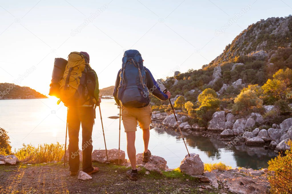 Beautiful nature landscapes in Turkey mountains.  Lycian way is famous among  hikers.