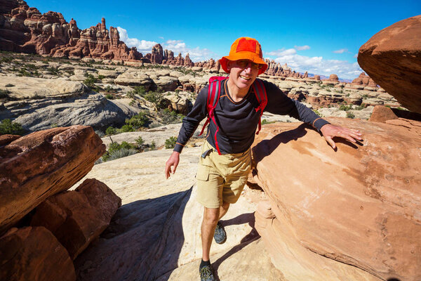 Hike in the Utah mountains