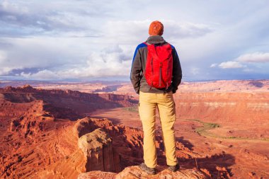 Utah dağlarda yürüyüş