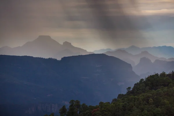 Dschungel Und Berge Der Regenzeit Mexiko — Stockfoto
