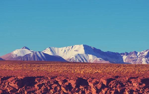 High Snowy Mountains Bolivia — Stock Photo, Image