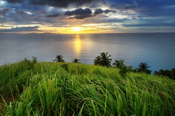 Vista Panorâmica Incrível Baía Mar Ilhas Montanha Palawan Filipinas — Fotografia de Stock