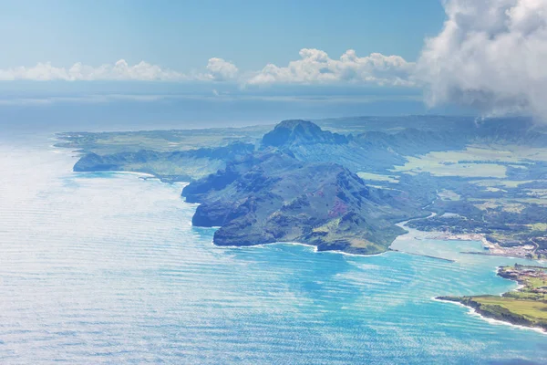 Vackra Flygfoto Diamond Head Kratern Oahu Hawaii Usa — Stockfoto