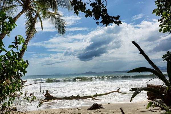 Bela Costa Tropical Oceano Pacífico Costa Rica — Fotografia de Stock