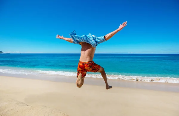 Menino Praia — Fotografia de Stock