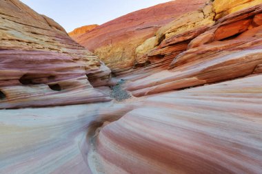Valley of Fire State Park, Nevada, USA. Unusual natural landscapes. clipart