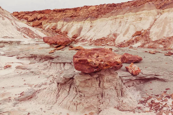 犹他州的砂岩地层 美丽的异常景观 活珊瑚颜色调理 — 图库照片