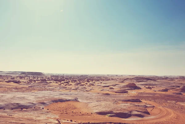 Piękna Kreda Białej Pustyni Egipt Afryka — Zdjęcie stockowe