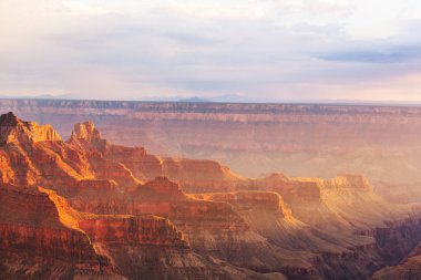 Büyük Kanyon, Arizona, ABD pitoresk manzaralar. Güzel doğal arka plan.
