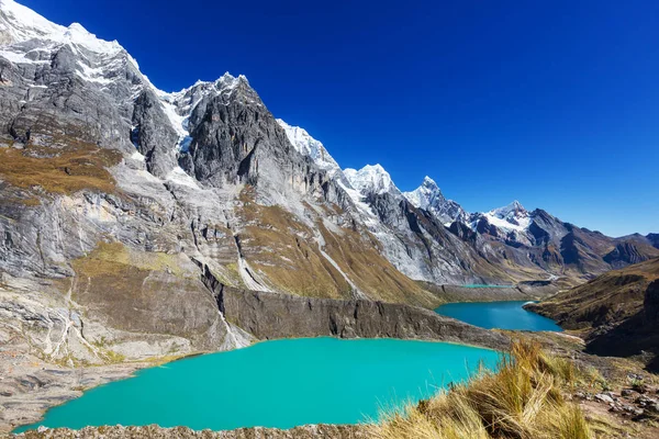 Las Tres Lagunas Cordillera Huayhuash Perú — Foto de Stock