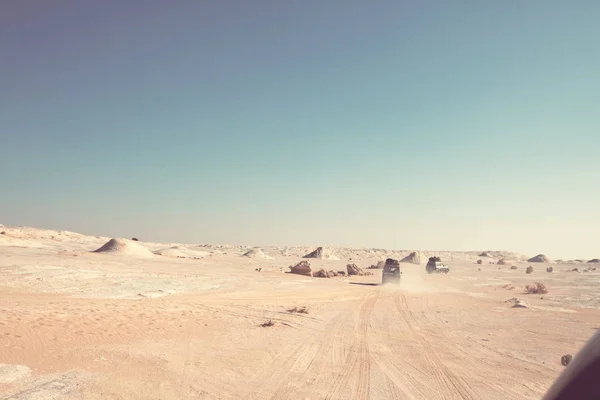 Belle Formation Craie Dans Désert Blanc Egypte Afrique — Photo