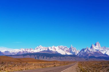Güney Arjantin'in Patagonya manzaralar