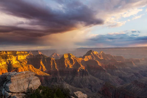 Festői Tájak Grand Canyon Arizona Amerikai Egyesült Államok Gyönyörű Természetes — Stock Fotó