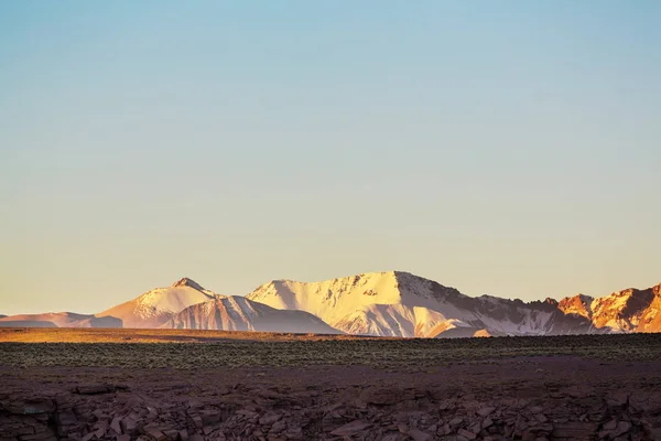 Altas Montañas Nevadas Bolivia — Foto de Stock