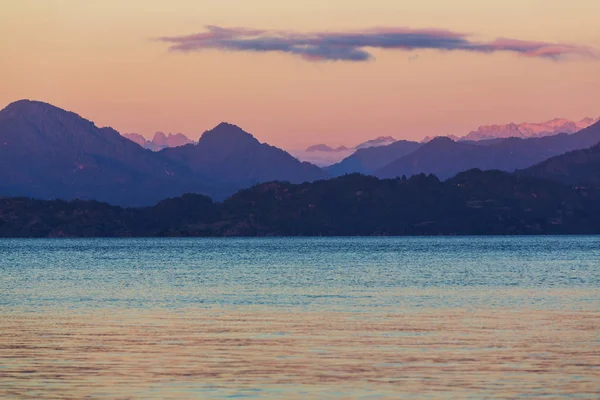 Bellissimo Paesaggio Montano Lungo Strada Sterrata Carretera Austral Nella Patagonia — Foto Stock