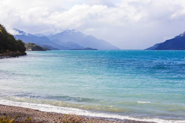 Beautiful Mountains Landscape Gravel Road Carretera Austral Southern Patagonia Chile — Stock Photo, Image