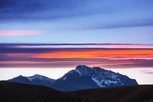 Krajiny Patagonie Jižní Argentině — Stock fotografie