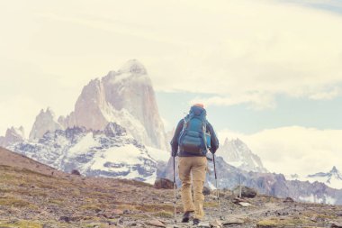 Patagonya dağlarında yürüyüş, Arjantin