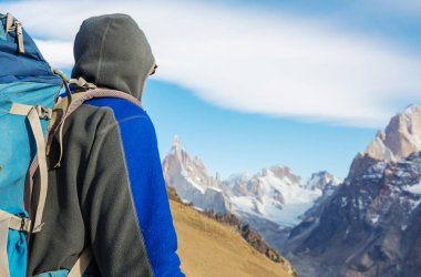 Patagonya dağlarında yürüyüş, Arjantin