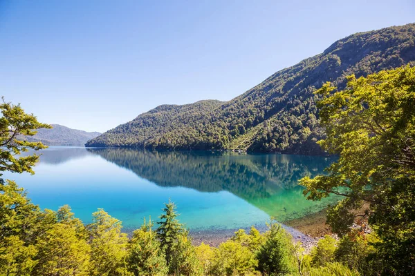 Nádherná Horská Krajina Patagonii Horské Jezero Argentině Jižní Amerika — Stock fotografie