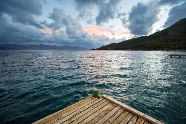 Bella Costa Del Mare Turchia — Foto Stock